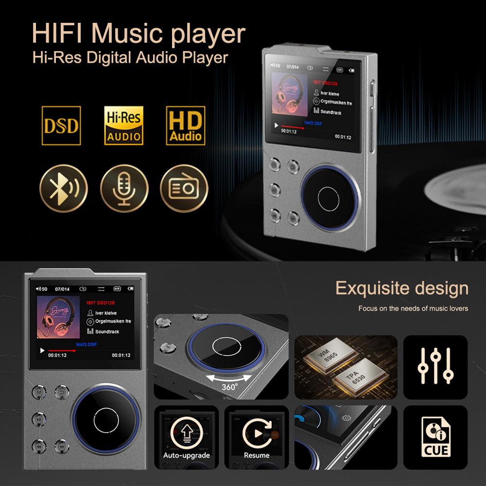 Hi-Fi Digital Audio MP3 Player - Music Audiobook ulasan dan harga