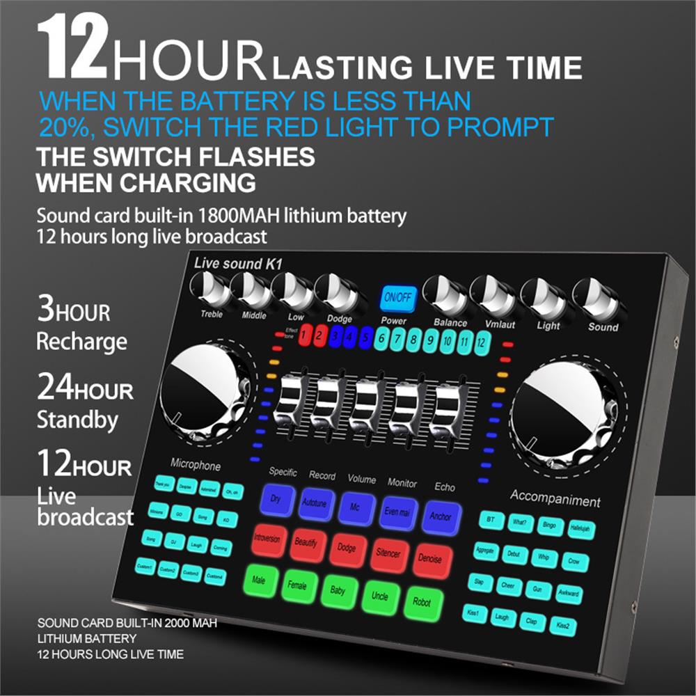 Live Sound Card Portable Inter - Audio And Music Mixer ulasan dan harga