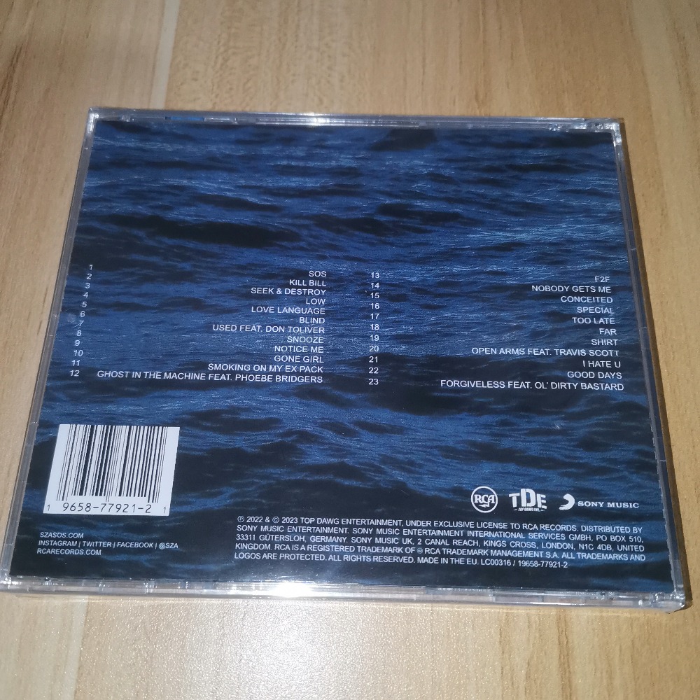 SZA SOS CD R&B Pop Soul Music  - Audio Music New Song ulasan dan harga