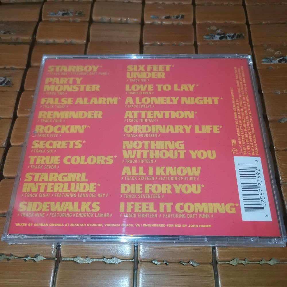 The Weeknd Starboy CD Synth Po - Audio Music New Song ulasan dan harga