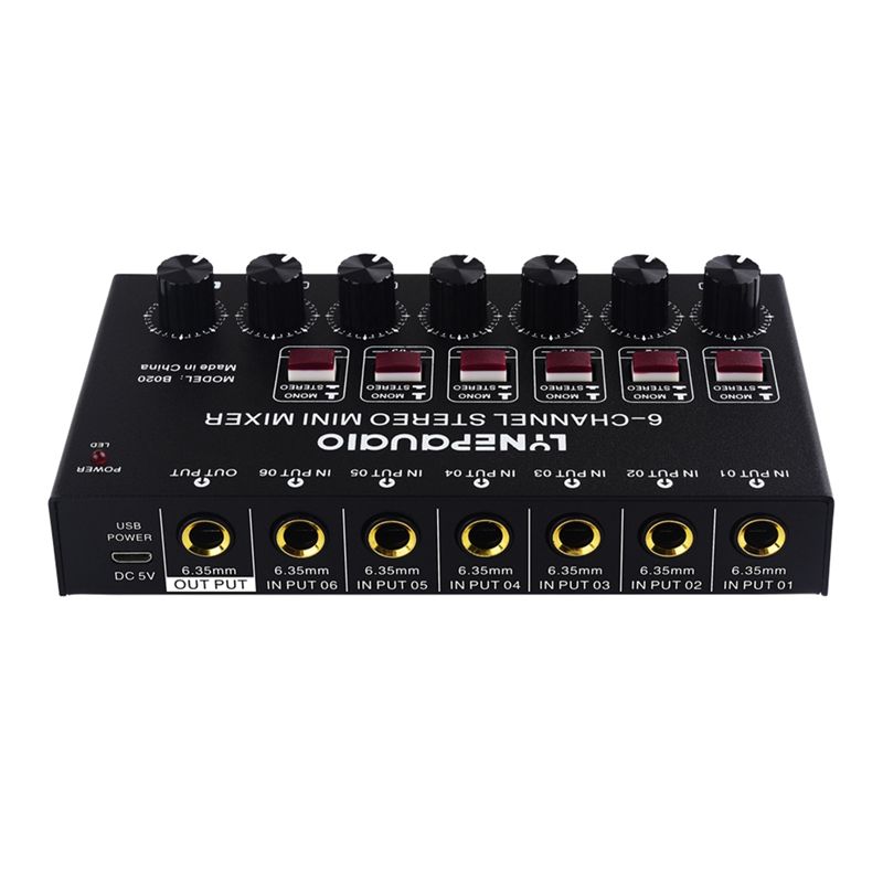 Exquisite-Mini 6-Channel Stere - Audio And Music Mixer ulasan dan harga